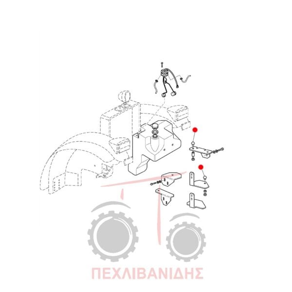 Tank gasket Landini Rex