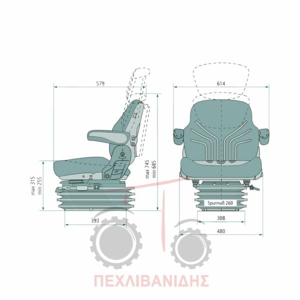 Air mechanism seat Grammer